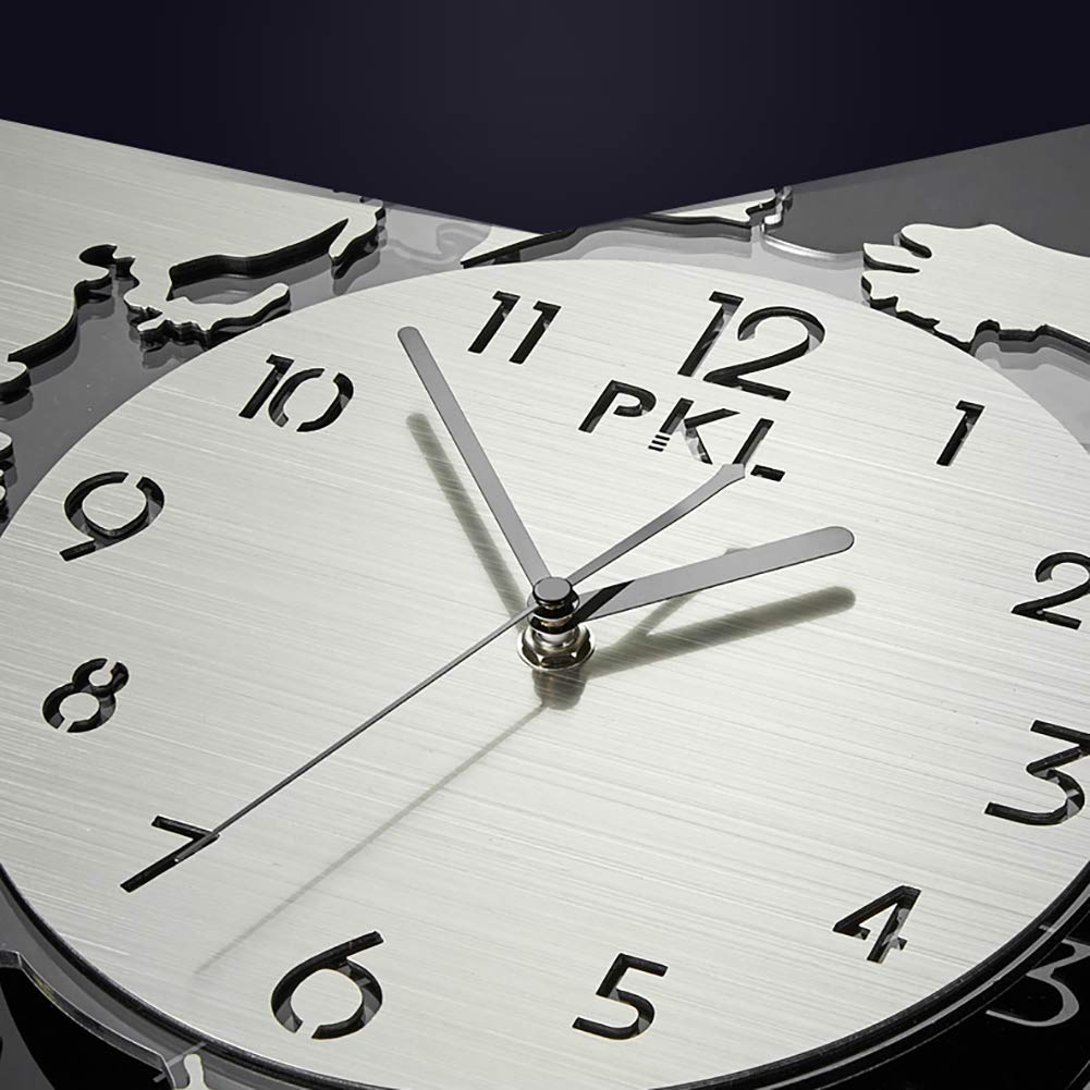 Amazon.co.jp: 世界地図 掛け時計, クリエイティブ モダン 大 ホーム